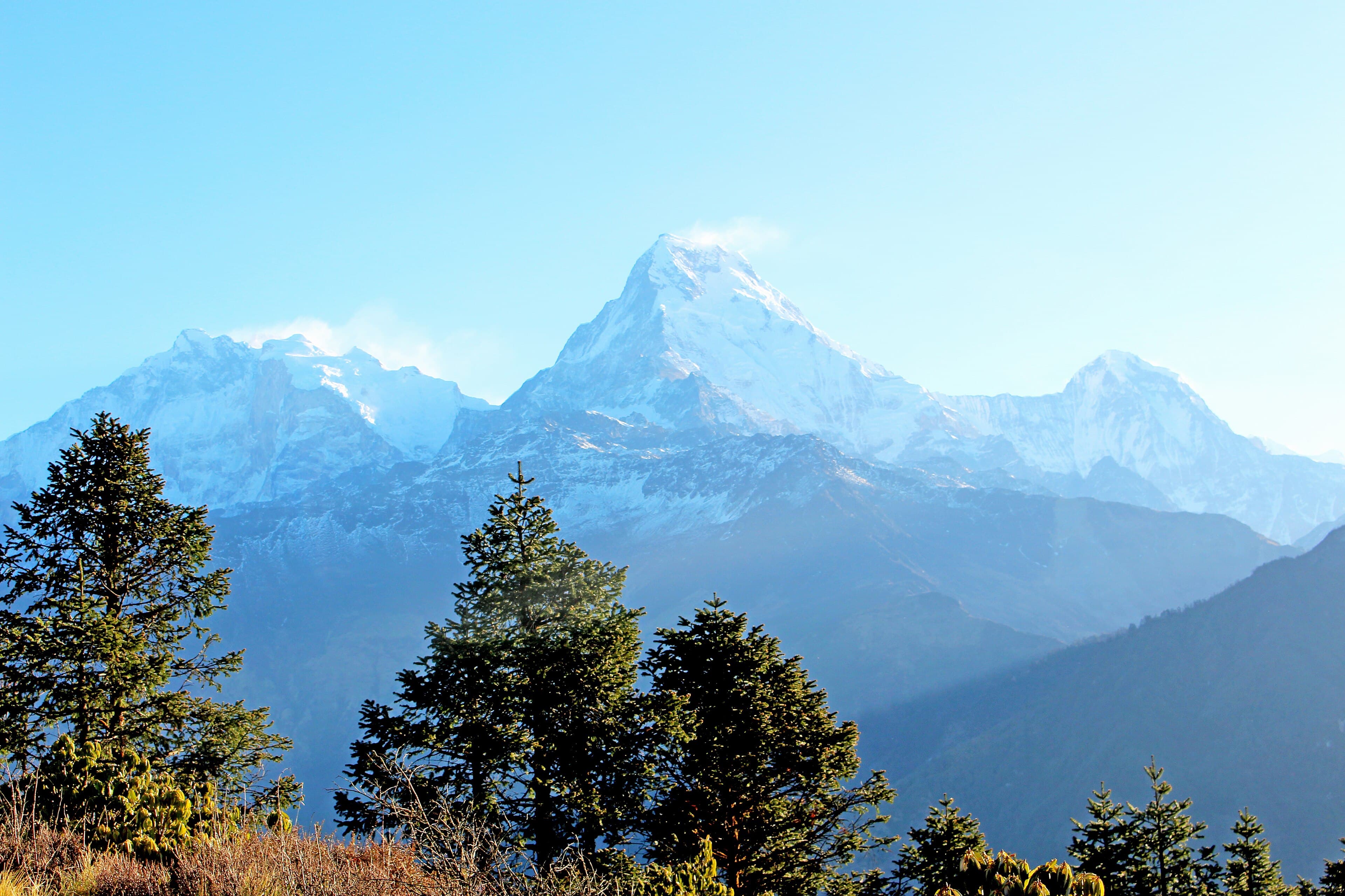 Sunrise over Annapurna South from Poon Hill